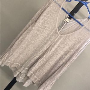 Free People oatmeal burnout